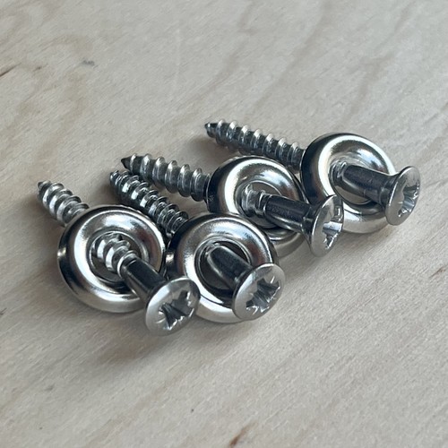 Set domed head posidrive - x4,